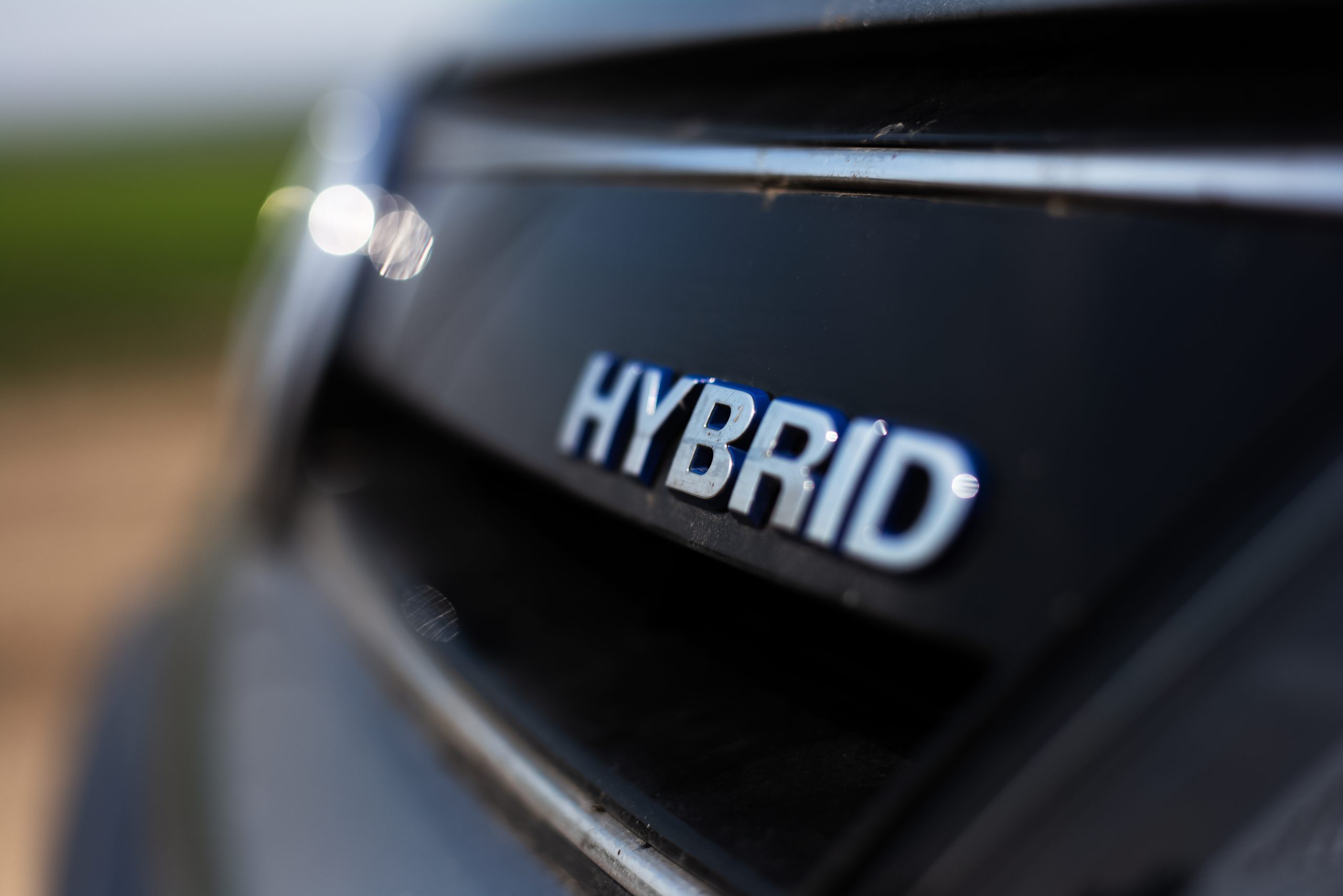 Motore di un'auto ibrida